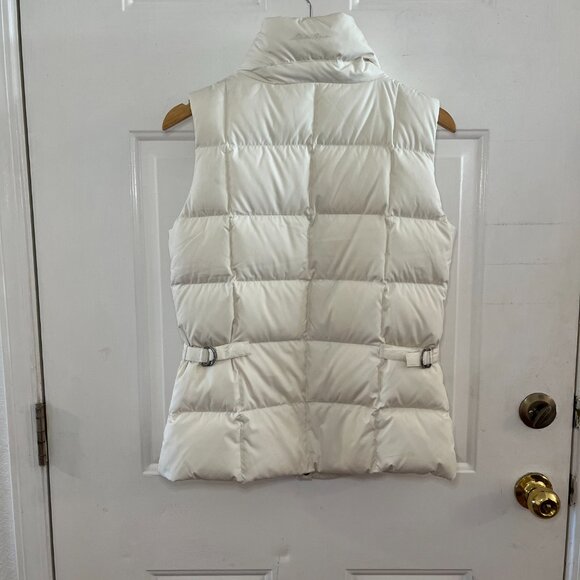 Eddie Bauer Women's White Premium EB700 Down Puffer Outdoor Vest Sz Sm - Picture 5 of 13